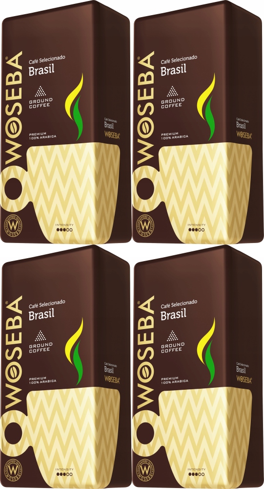 Woseba Cafe Brasil 500g kawa mielona x4
