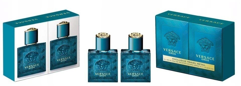 Versace Eros 2 x Edt 30 ml
