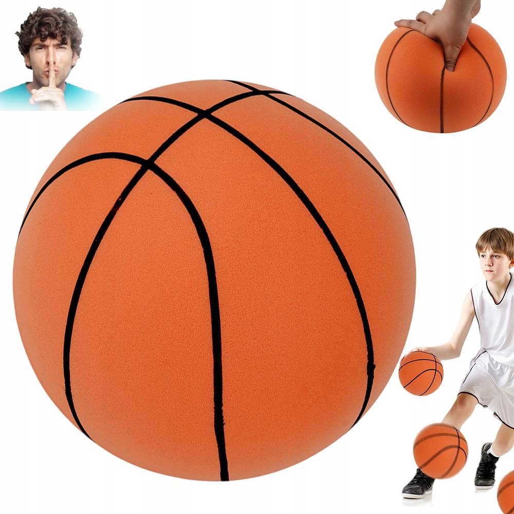 Cicha Piłka Do Koszykówki Silent Ball 24CM Rozmiar 7 Piankowa Miękka W Domu