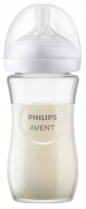 AVENT BUTELKA SZKLANA SCY933/01 NATURAL RESPONSE 240ML 1M SMOCZEK JAK PIERŚ