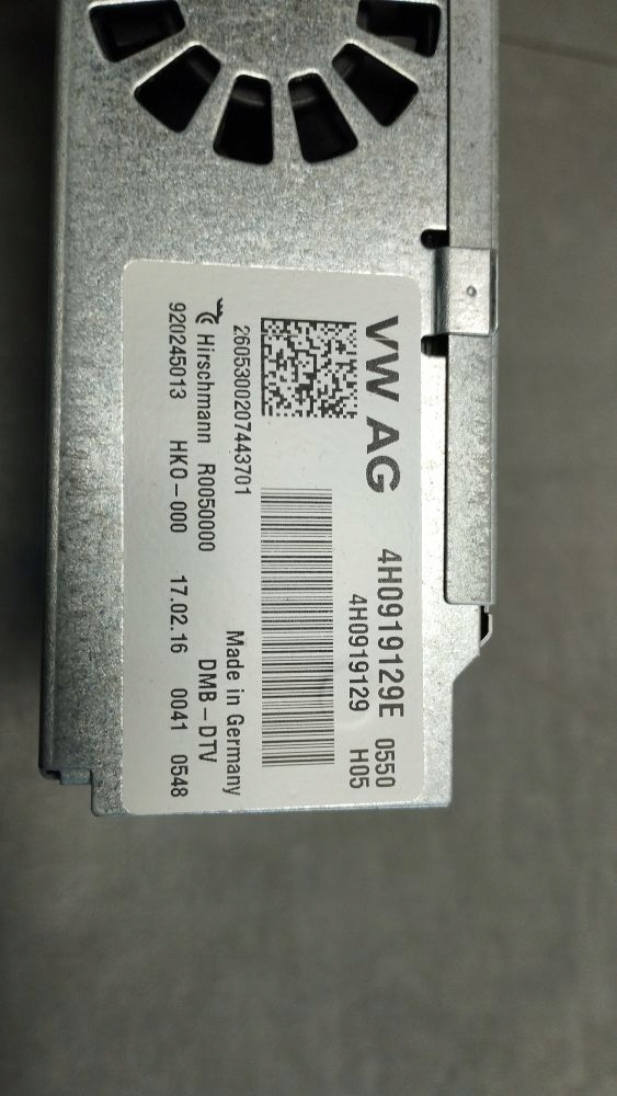 Audi A5 Sportback 8TA TUNER TV modulo 4H0919129E