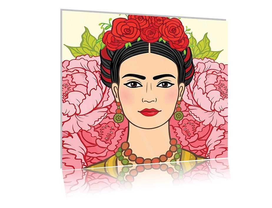 

Obraz szklany na szkle Frida Kahlo 03 50x50