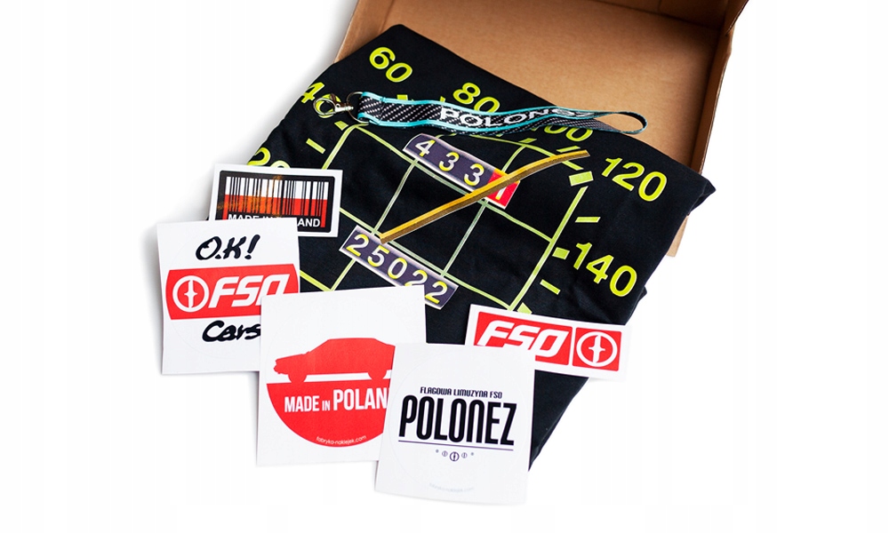 BOX Tshirt S Polonez Borewicz wlepy smycz klasyk retro prl koszulka EAN (GTIN) 5905997863551