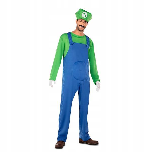 Kostým Luigiho Převlek Pro Dospělé Karneval Halloween M/L