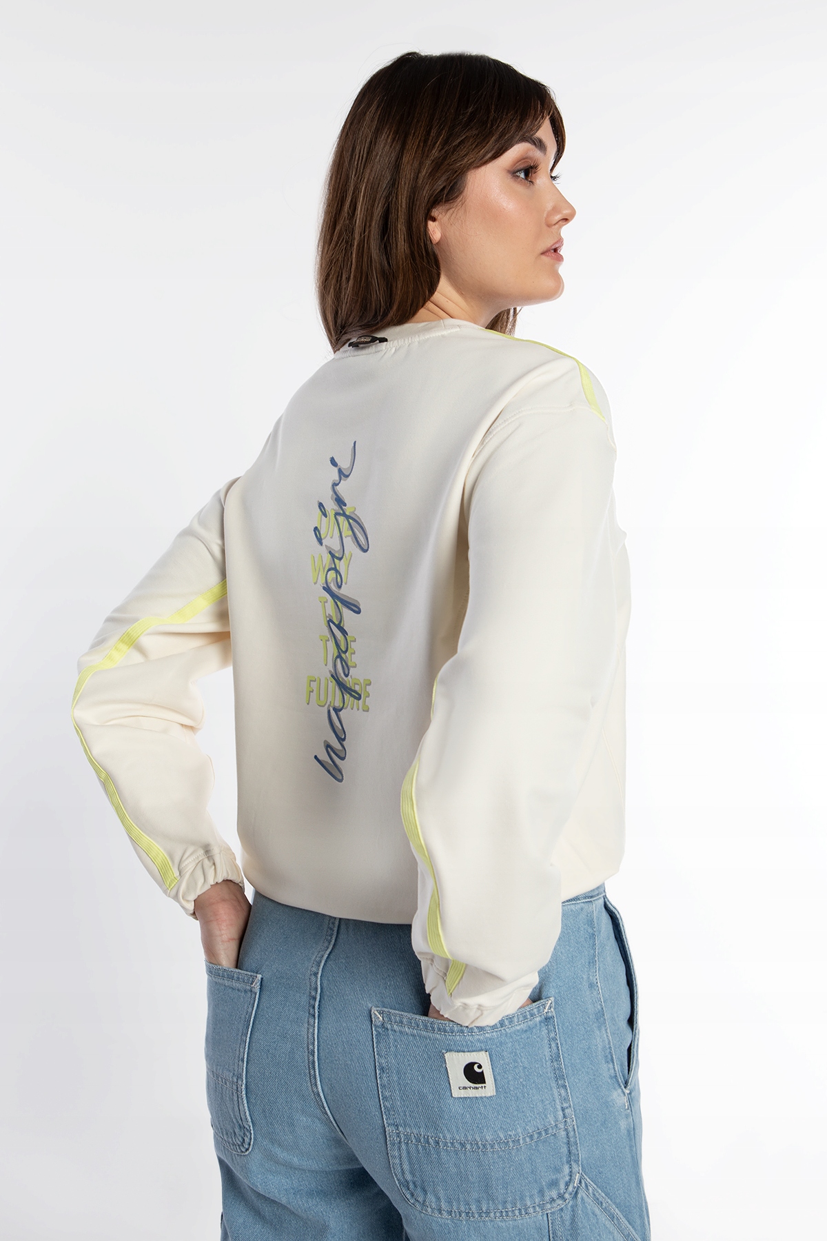 Dámská Mikina Napapijri B-keith Cw White Whisper NP0A4HNZN1A1 M