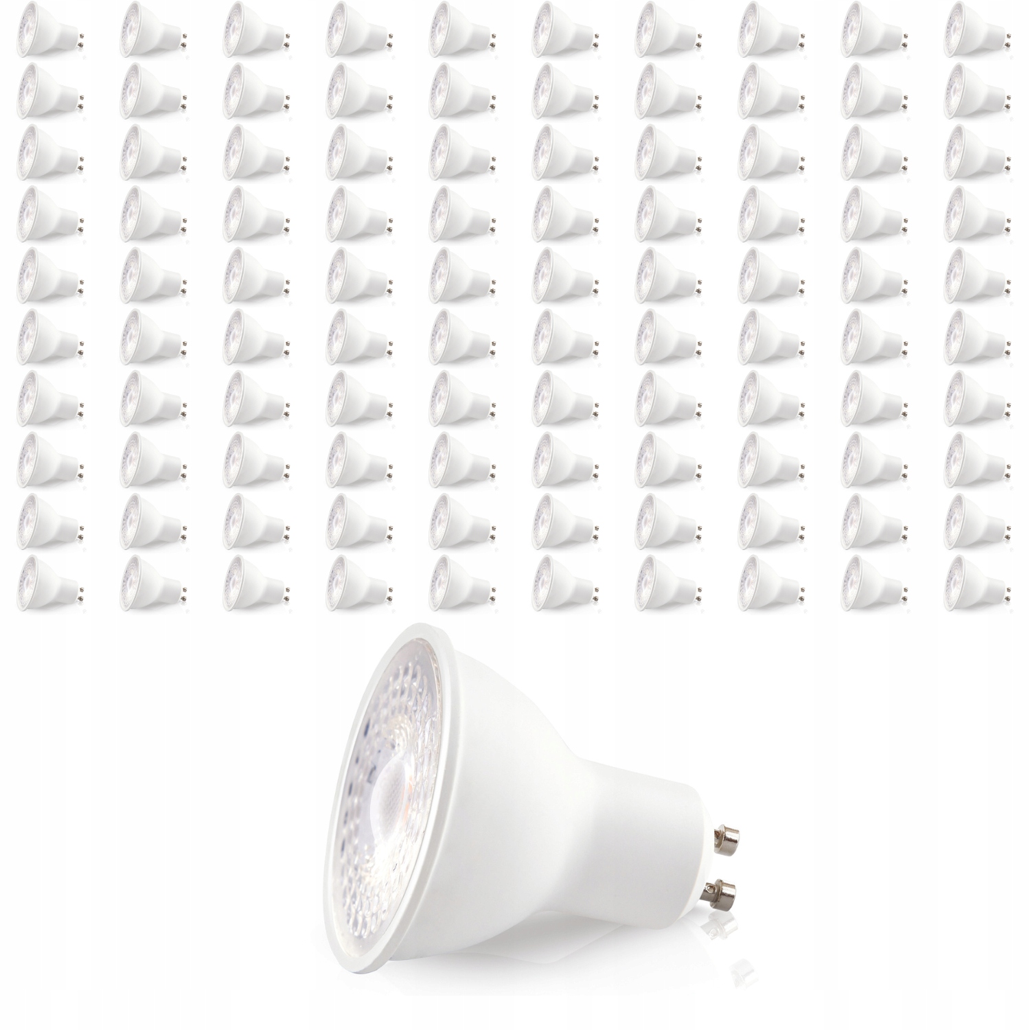 100 x Led žiarovka GU10 5W dióda Samsung 4000K Neutrálna farba Lls Premium