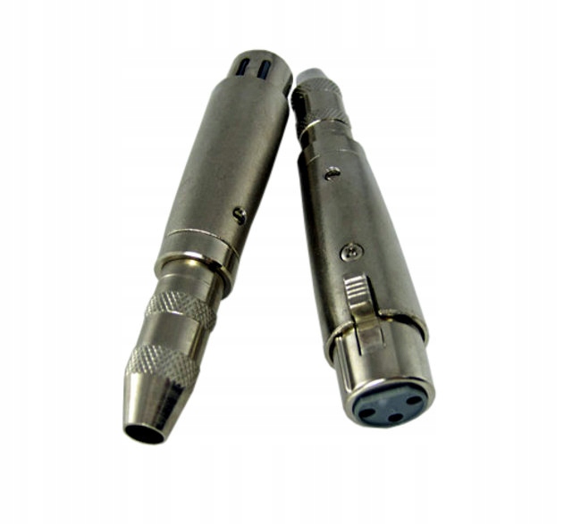

adapter gniazdo jack 6,3 mono gniazdo 3 pin Xlr
