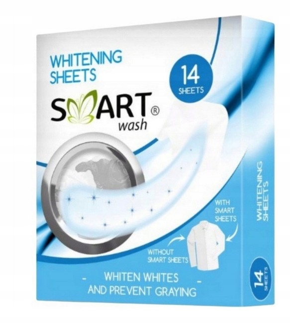 

Smart Wash Chusteczki do prania wybielające