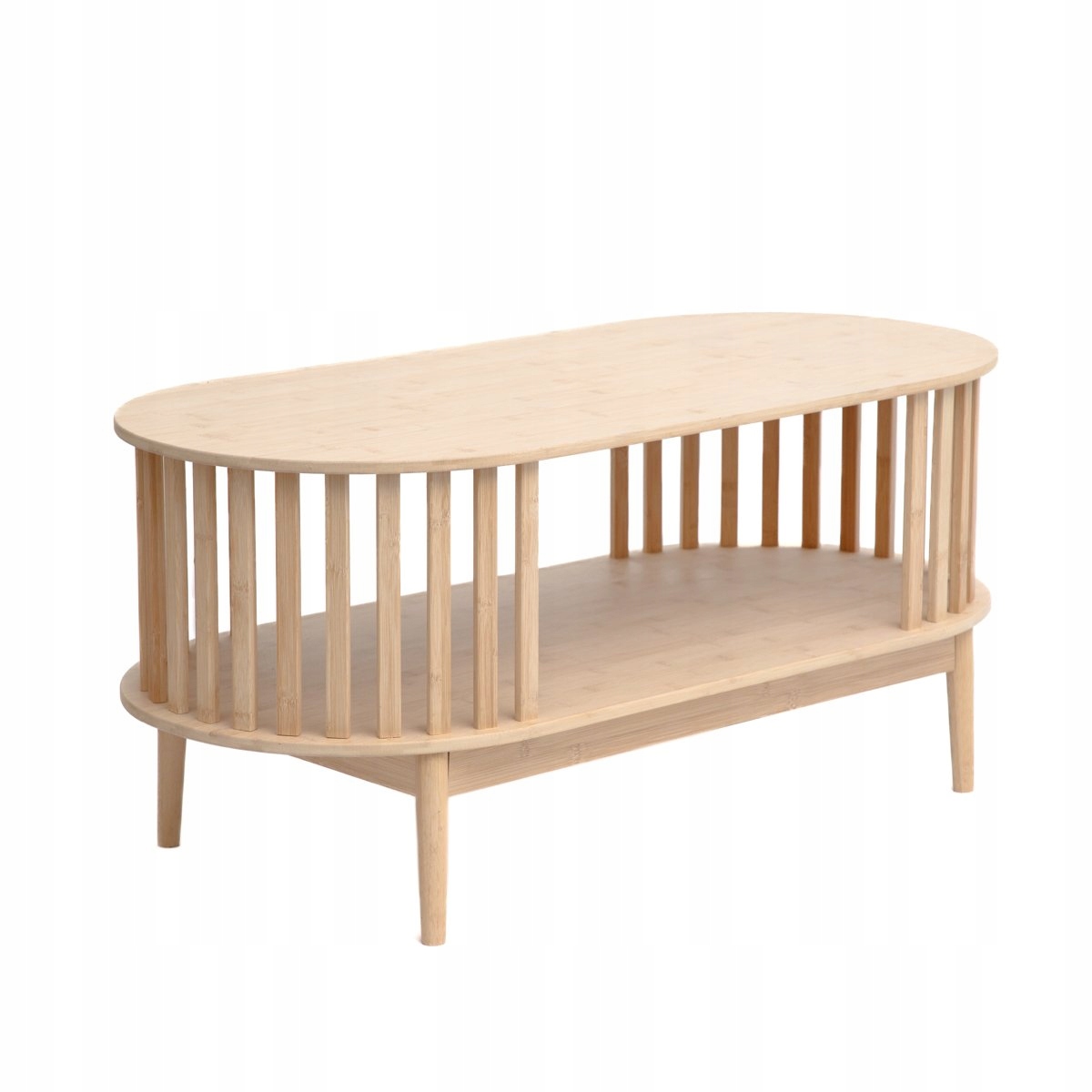 Konferenčný stolík z bambusu Lemn 100x48x45 cm Homla