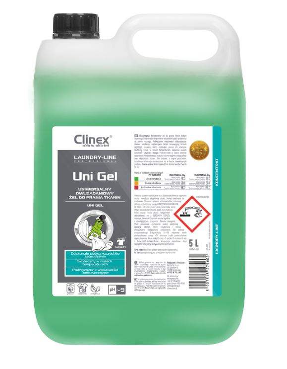 Levně Clinex – Laundy Gel Tekutý Prací Prostředek Pro Pračky A Ruční Praní, Svěží Vůně 5 L