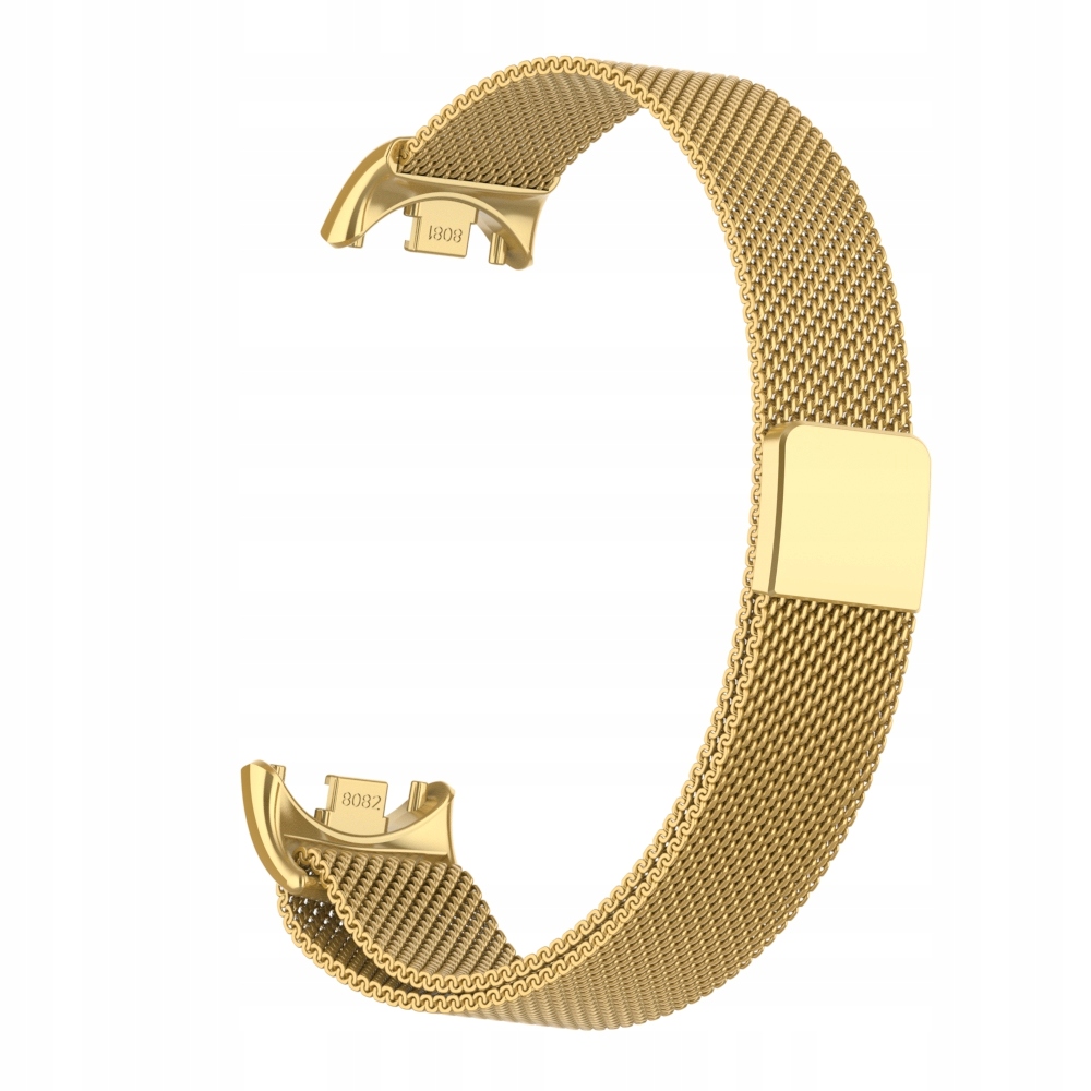 PASEK BRANSOLETA OPASKA DO SMARTBAND XIAOMI MI BAND 8/9 - GOLD Materiał inny metal
