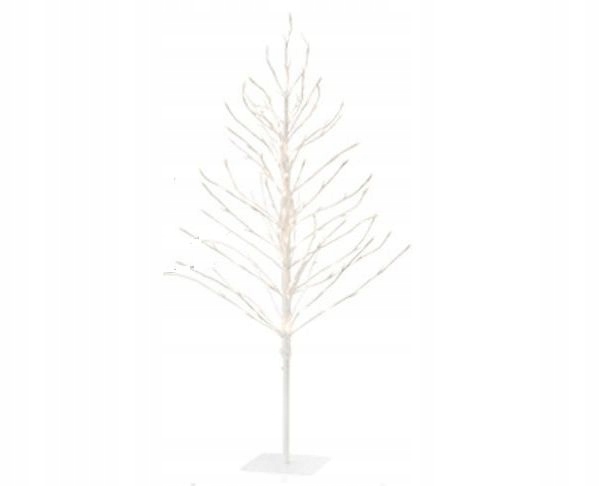 

drzewko świecące 200szt Led Timer Białe 120cm