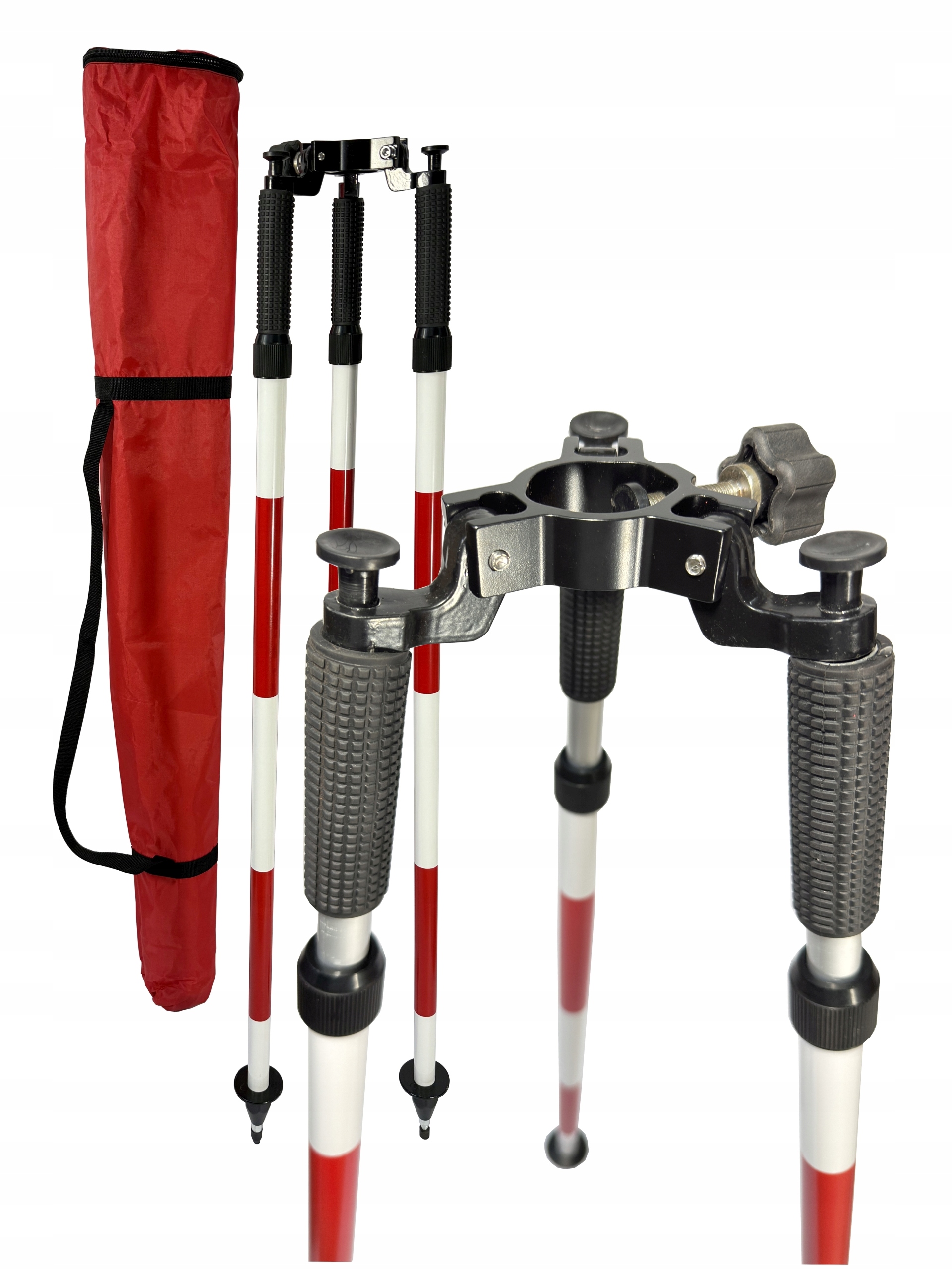 Tripod białyo - czerwony do tyczek [TR02] GEO-MAX