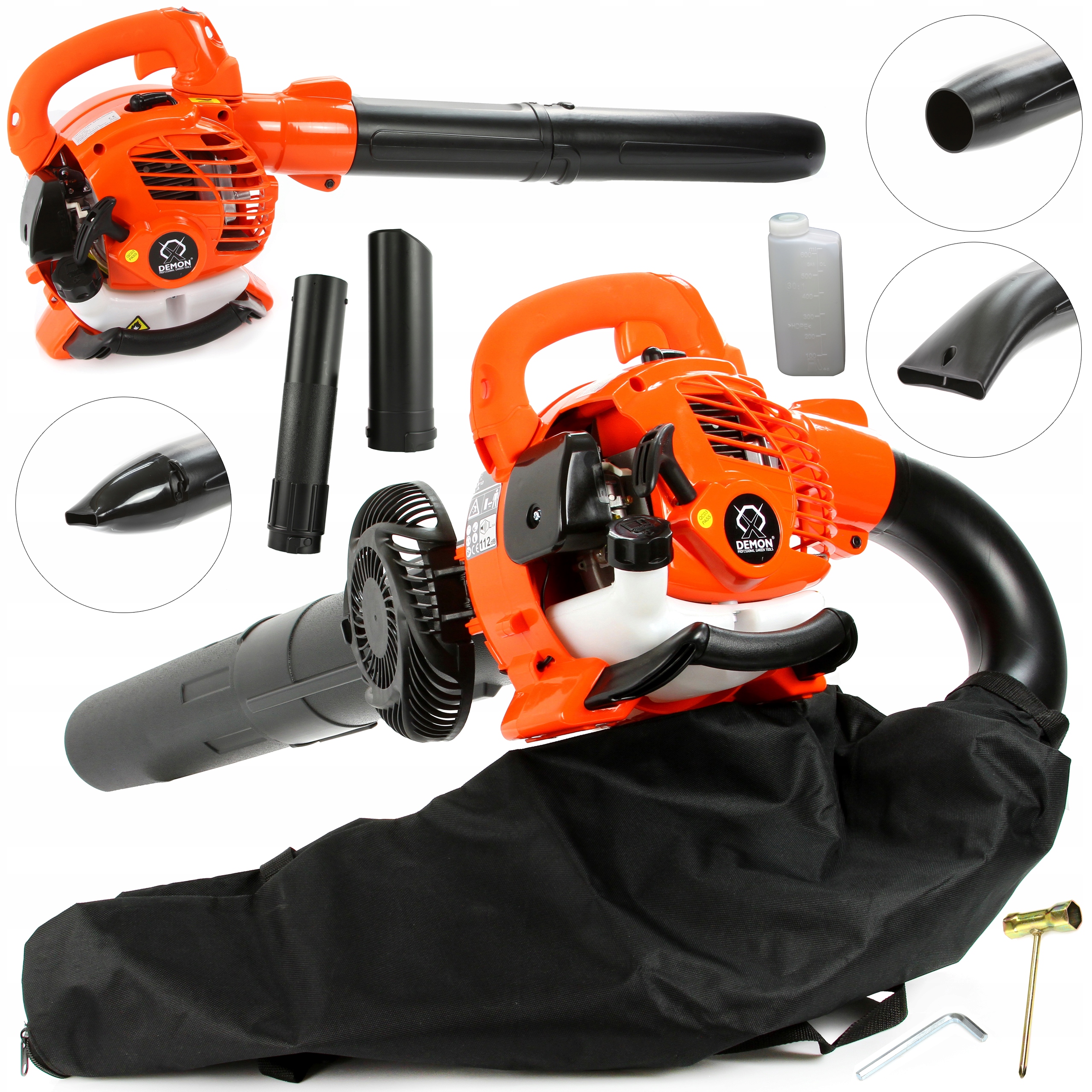 Demon Dmuchawa Spalinowa Ogrodowa Do Liści Lekka Z Workiem 2 Oleje
