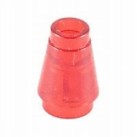 

Lego Stożek 1x1 Trans Red 1szt. 4589b New