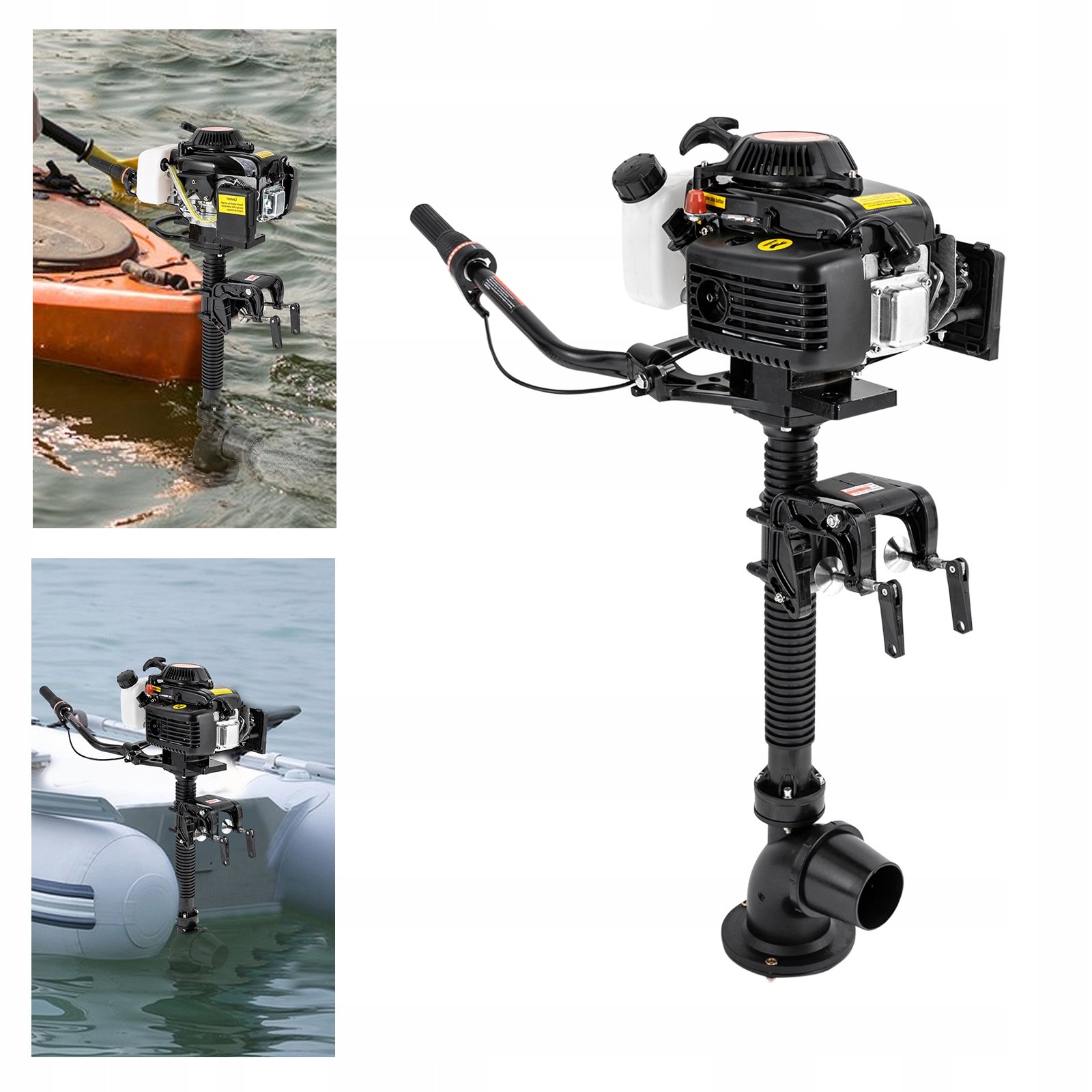 4 KM Silnik benzynowy zaburtowy z pompą natryskową o mocy i awarii Rozruch brak informacji