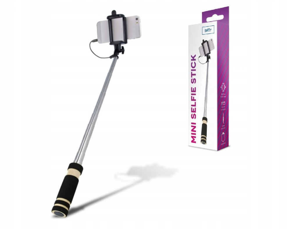 SETTY MONOPOD KIJEK SELFIE UCHWYT NA TELEFON STICK