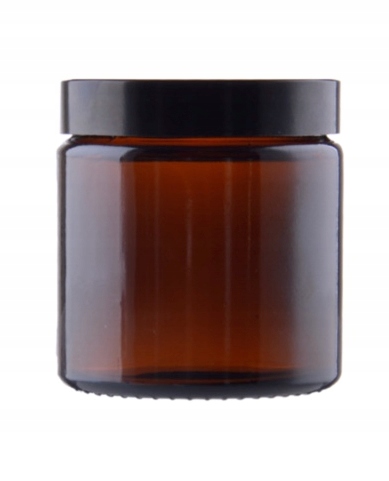 

Słoik, pojemnik szklany brązowy 120 ml Premium