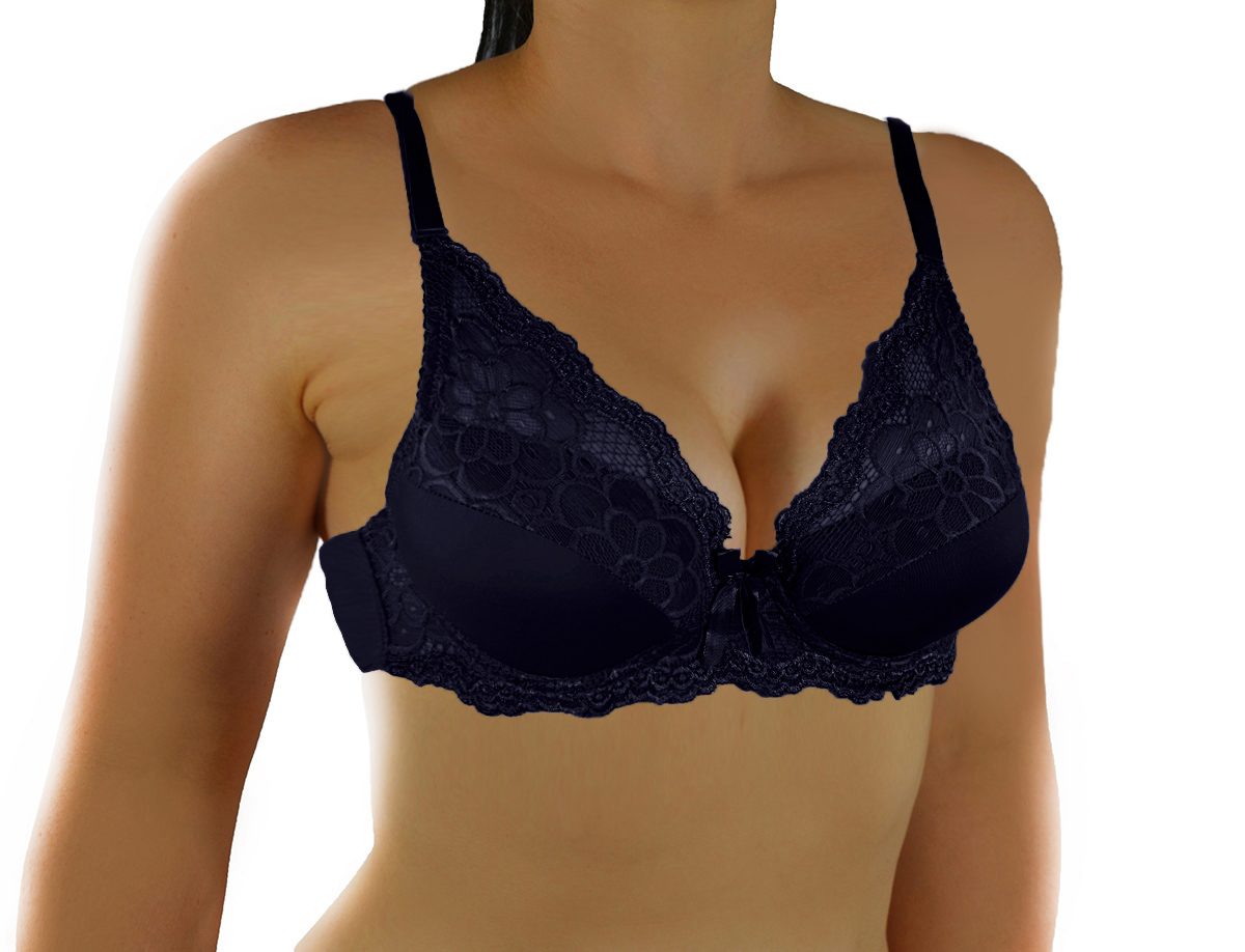 

Biustonosz bralette super Push Up B 75 czarny