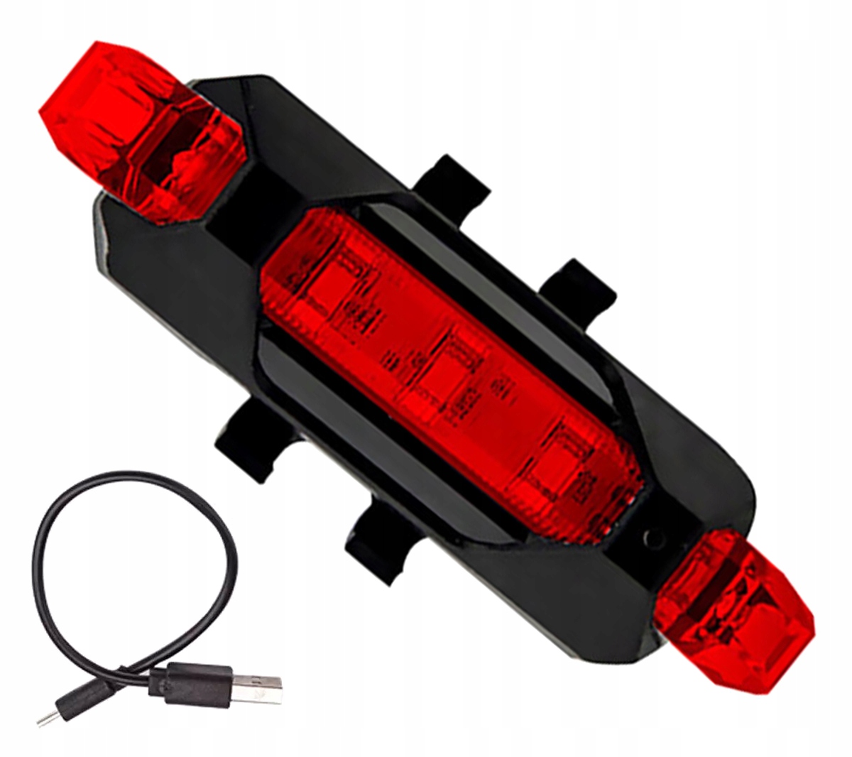 

ZD41A Lampka Rowerowa 5 Led Tył Rower Tylna Usb
