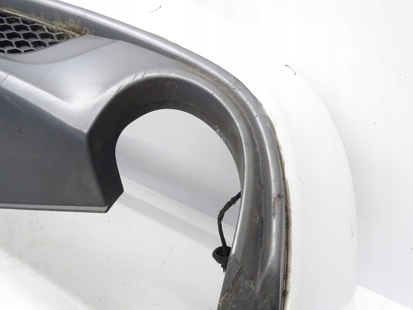 bumper rear part rear complete PDC AUDI A6 C7 sedan S-LINE BIALY