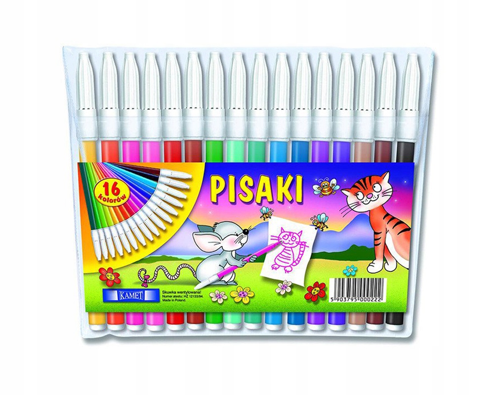 

Mazaki Flamastry Pisaki Szkolne Zestaw