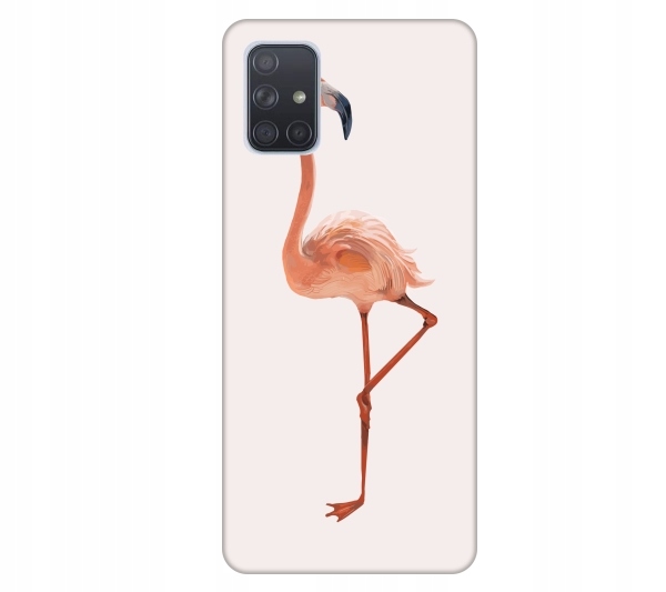 

Etui wzory do Samsung Galaxy A71 Ptak flaming akwa