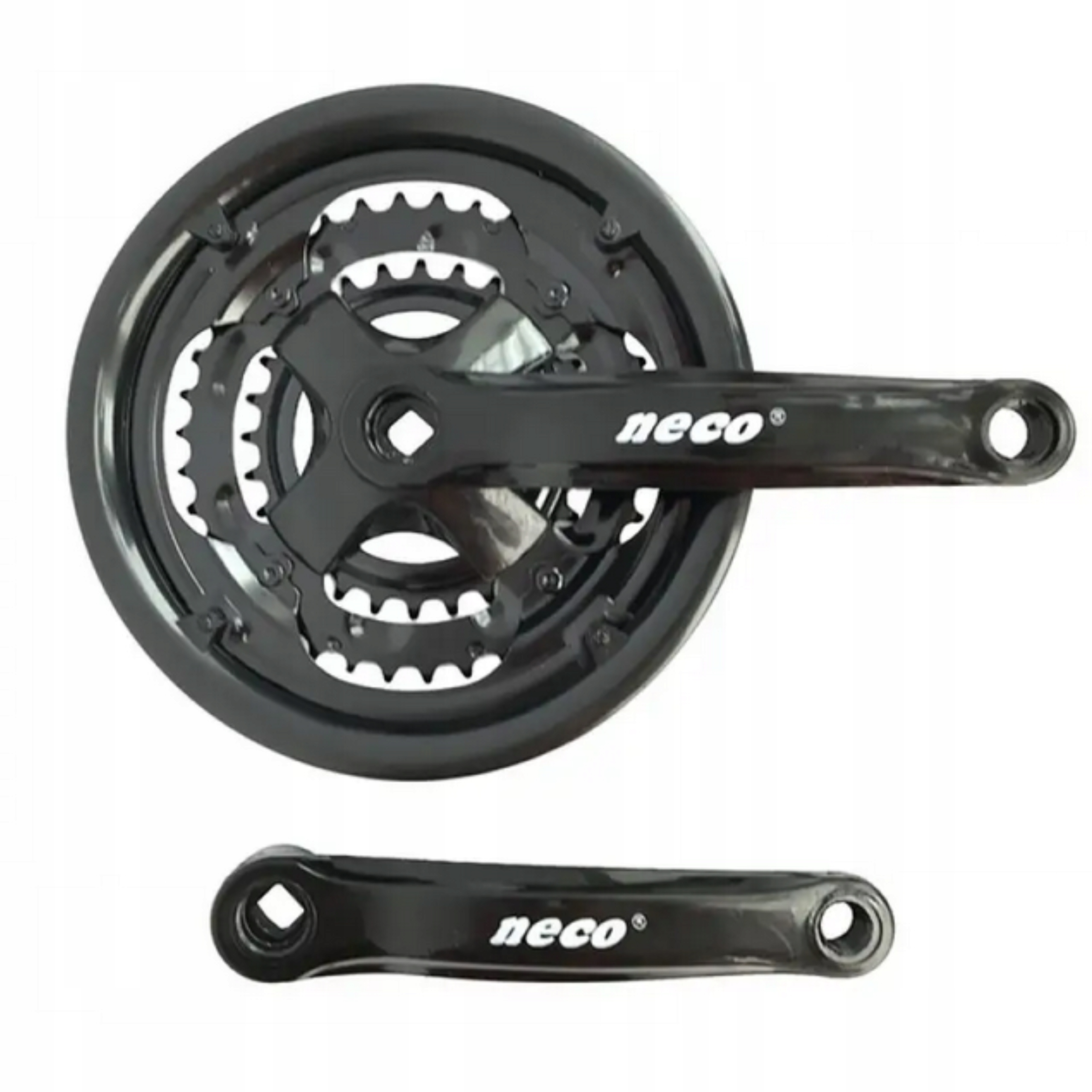 Korba Neco 48/38/28z x 170mm Trzyrzędowy Mechanizm Korbowy Stalowy