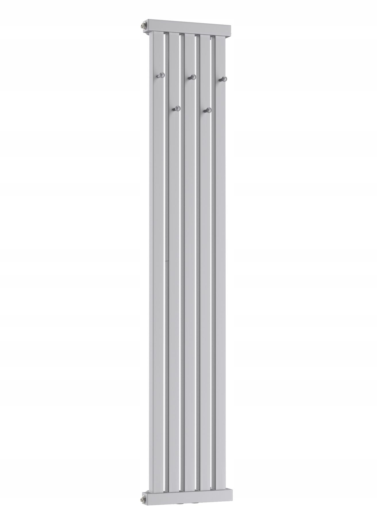 Dekoratívny radiátor Akra Hook 140x61 Strieborný