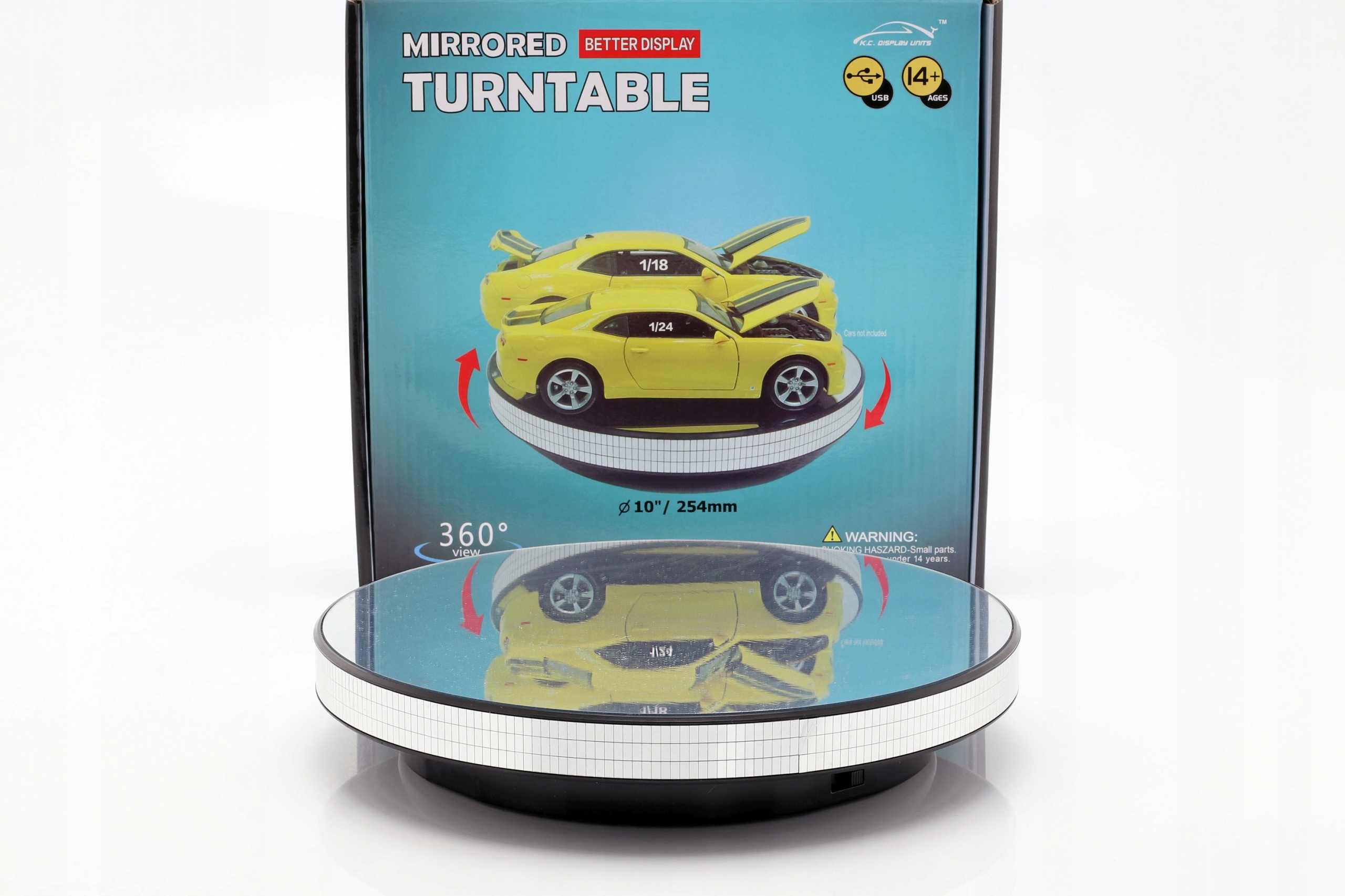 Podstavec otočný (Zrcadlový) 25cm Triple9 1:18/1:24