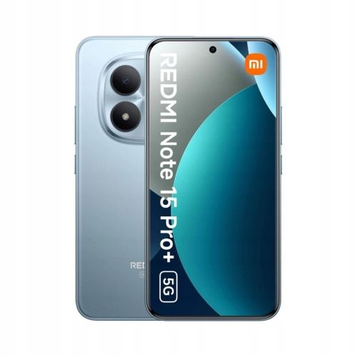 Xiaomi Redmi Note 15 Pro+ 5G 12GB Ram 512GB Whit Charger Glacier Blue Eu Mz