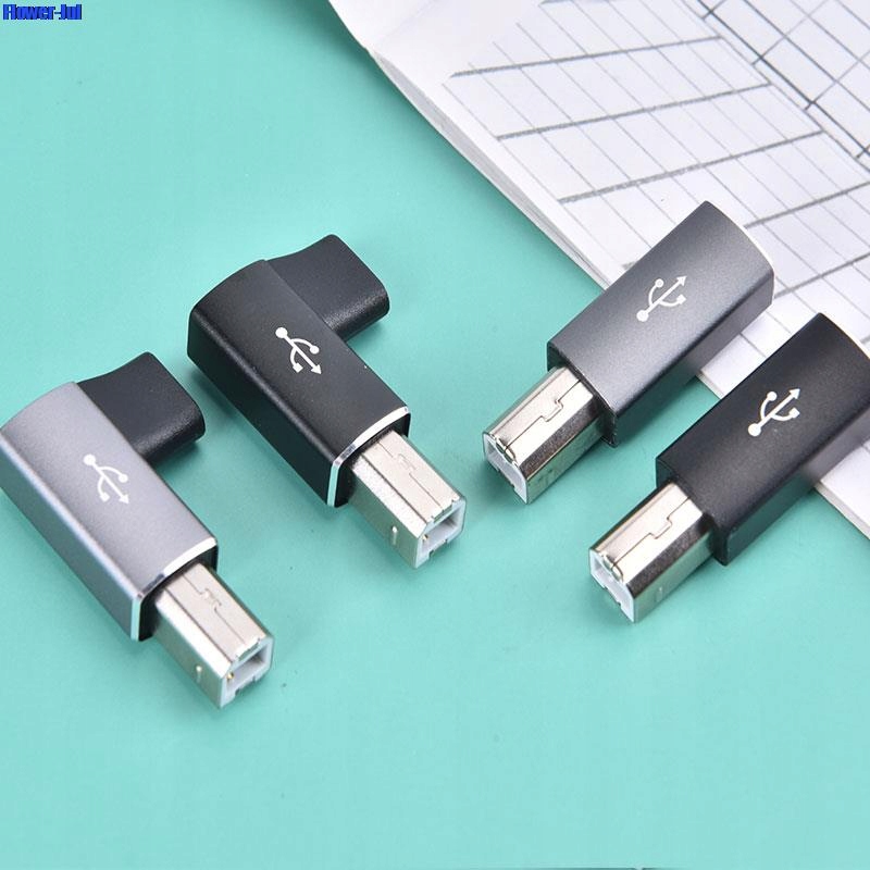 1 szt. Adapter USB typu C żeński na USB B męski Model SSF_IS33883BL