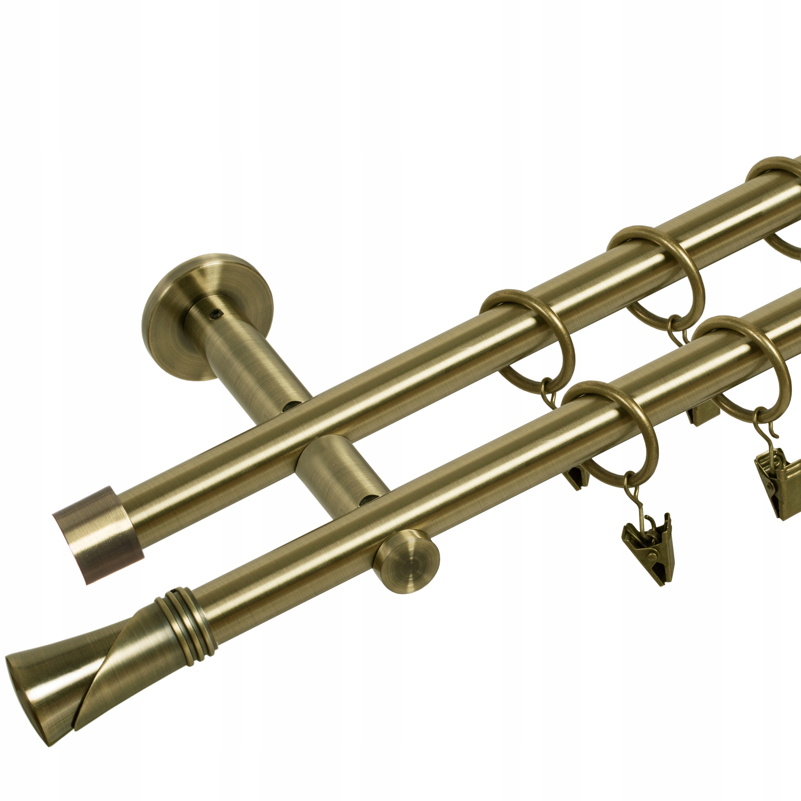

Karnisz Metalowy Podwójny 19/19 mm 260 cm