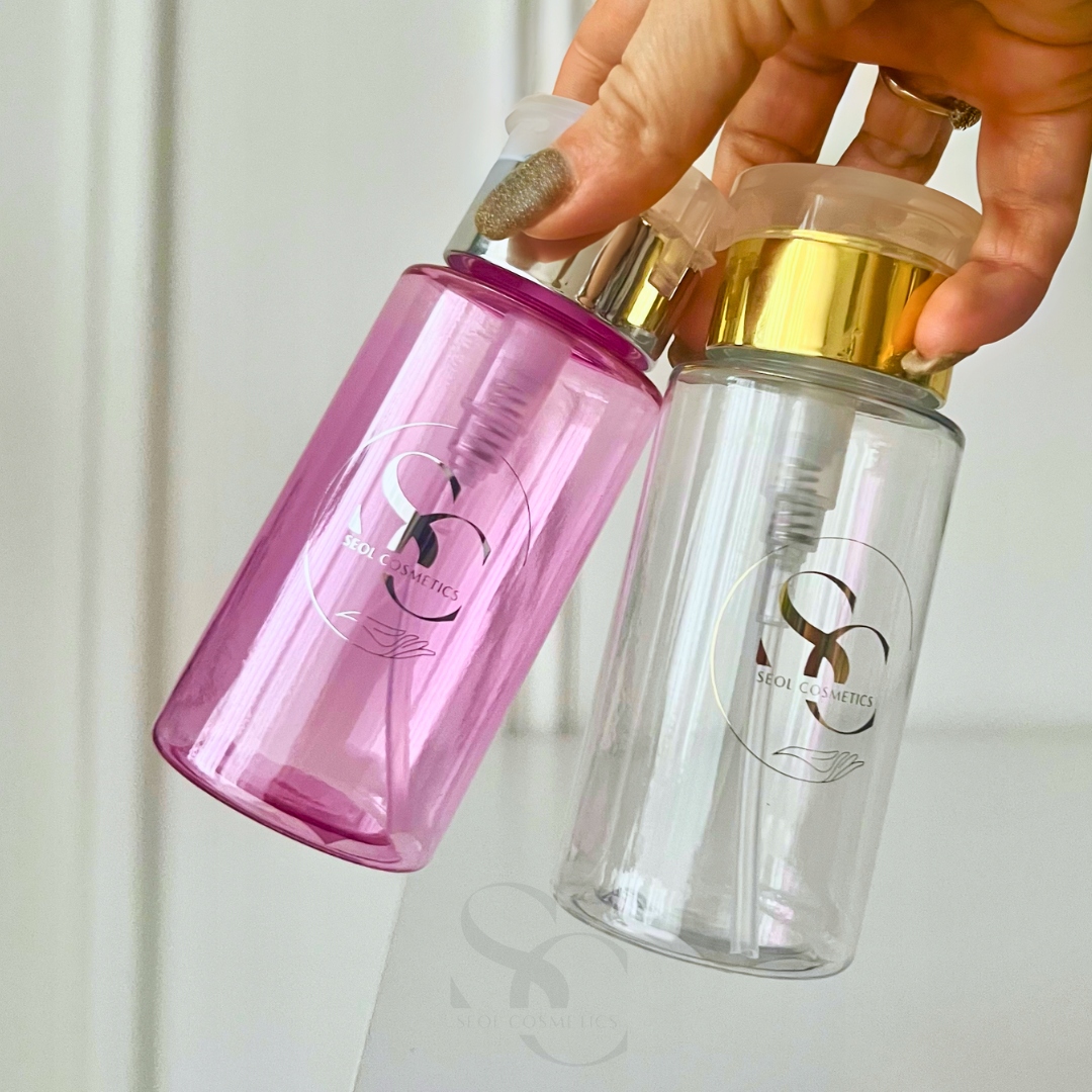 DOZOWNIK z pompką na płyny cleaner aceton zmywacz płyn micelarny 150ml Marka inna marka