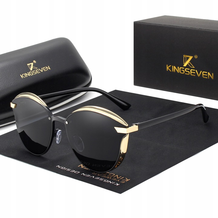 

Okulary przeciwsłoneczne Kingseven UV400 Kocie Cat