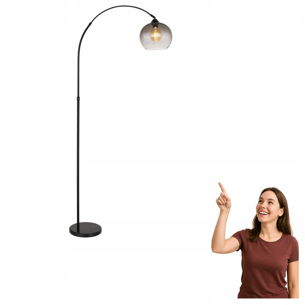 Podlahová lampa Newcastle 58227BS Globo