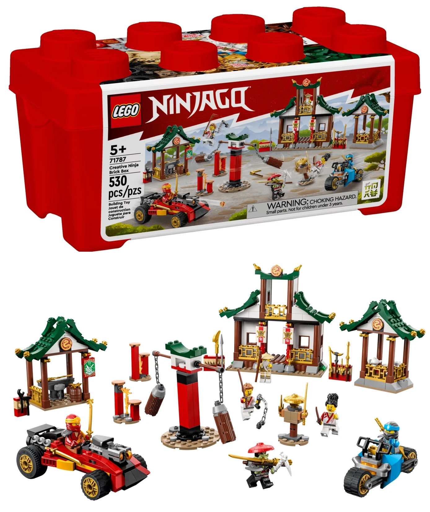 LEGO Ninjago Kreatywne pudełko z klockami 71787 (5702017413037