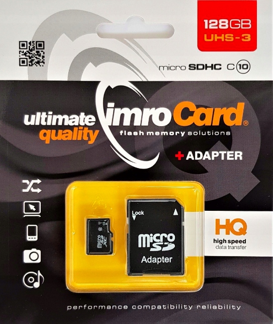 Karta Pamięci IMRO microSD 128GB 100MB/s HIGHSPEED