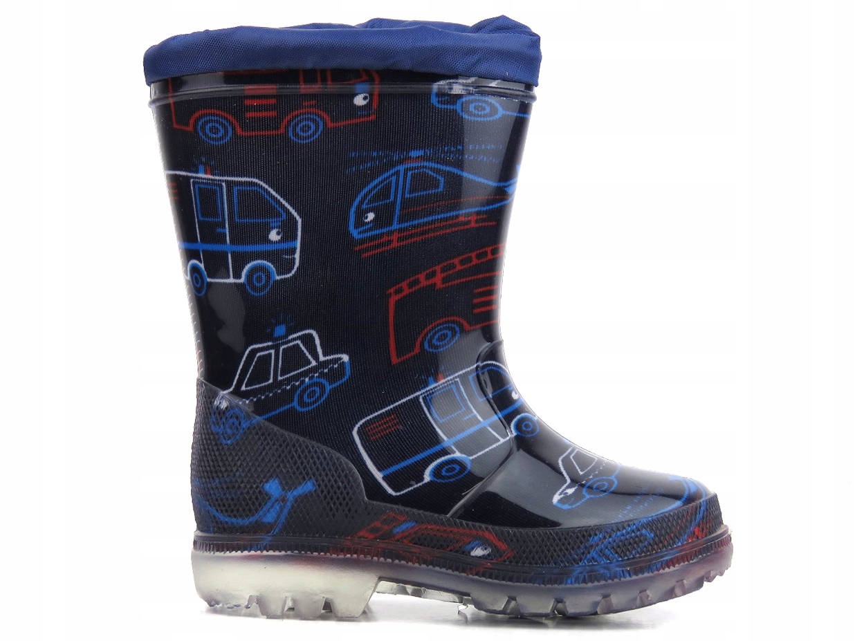Kalosze dla dzieci Wojtyłko 2204G auta rozm. 28