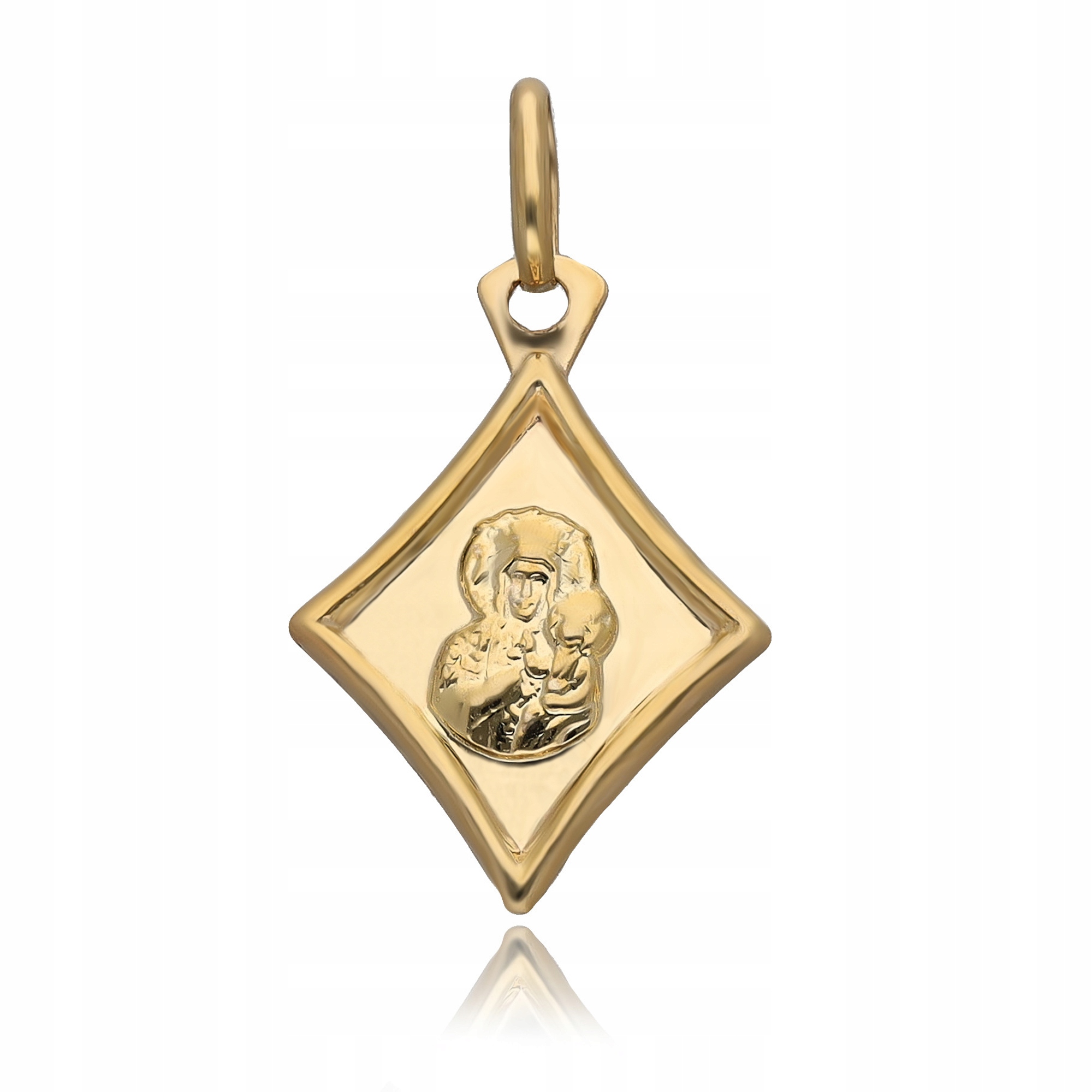 Zlatý Přívěsek Přívěsek Panna Maria Čenstochovská Zlatý 585