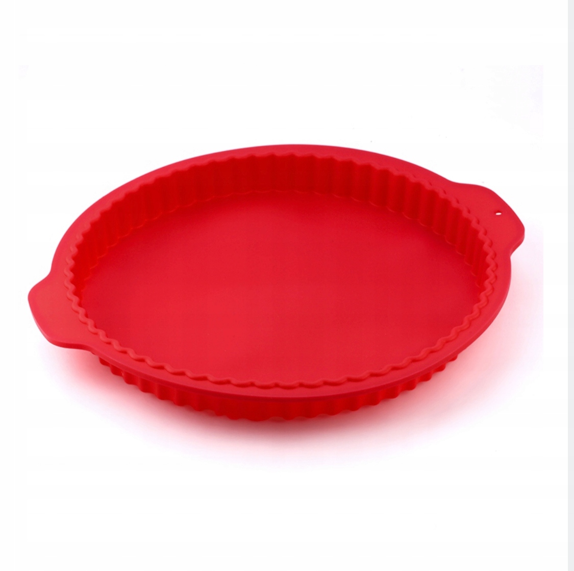 FORMA FOREMKA PŁASKA DUŻA OKRĄGŁA SILIKONOWA DO PIECZENIA CIASTA TARTY 26cm Kod producenta 26CM