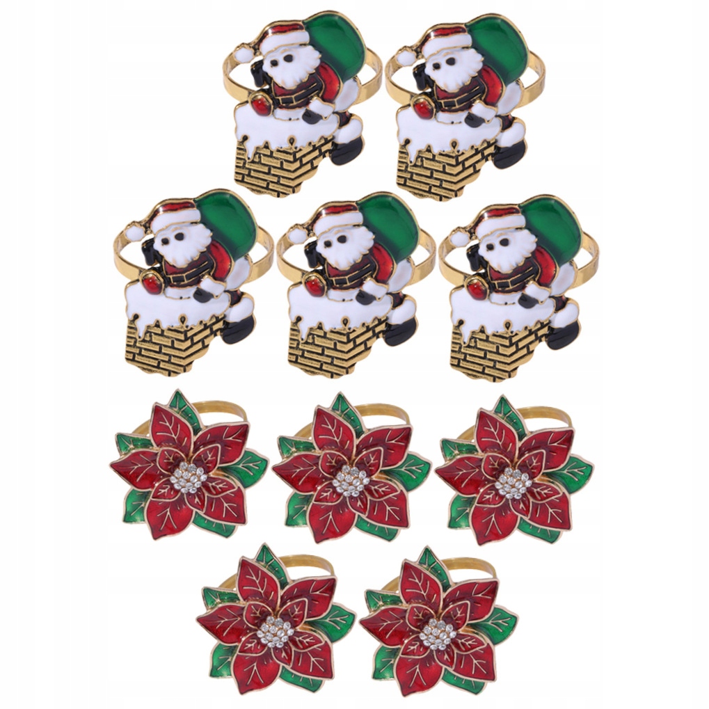 SERWETKA W MALOWANE KWIATKI 10 SZT