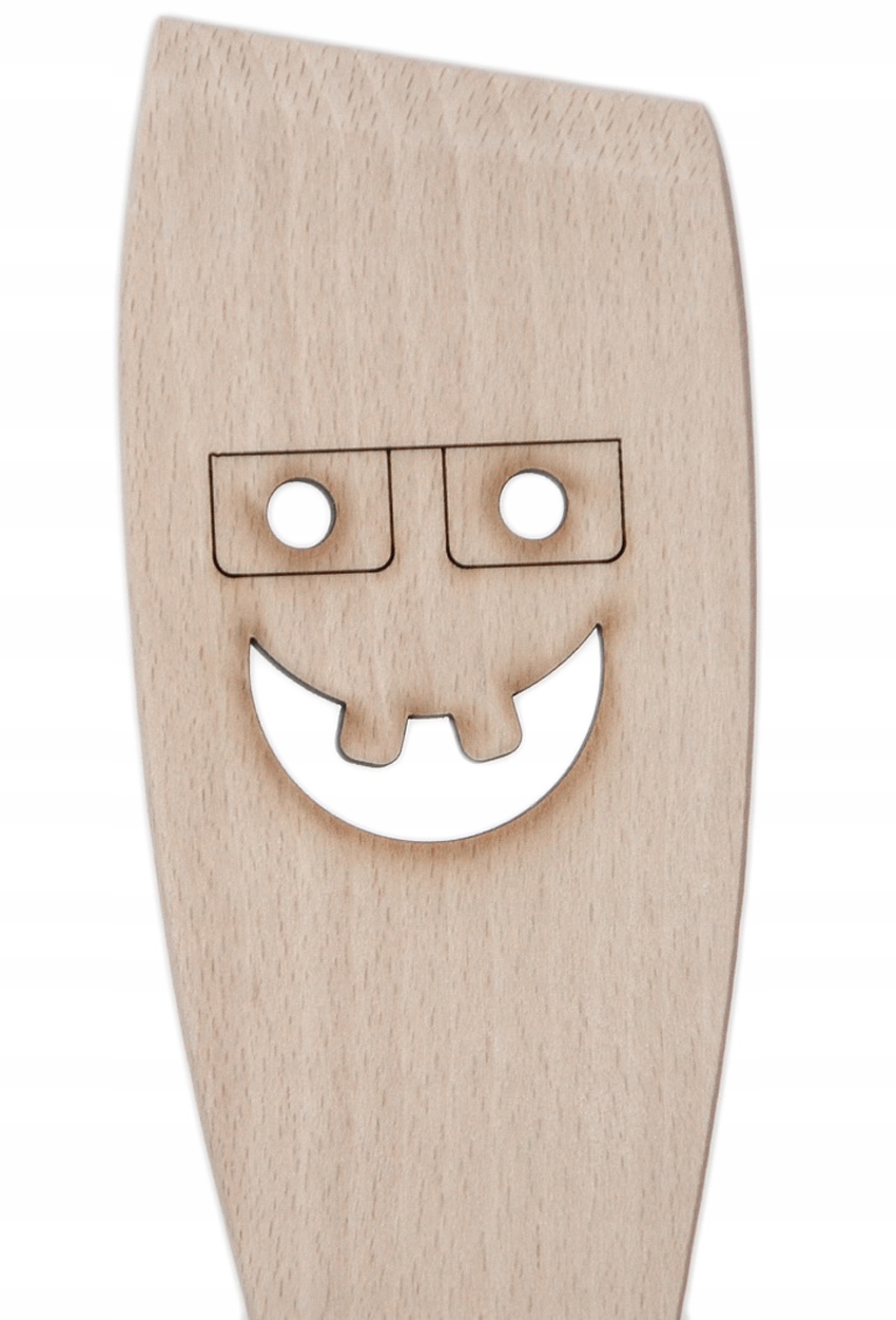 

Szpatułka Łopatka Nabierak Drewno Grawer Bob 30 cm