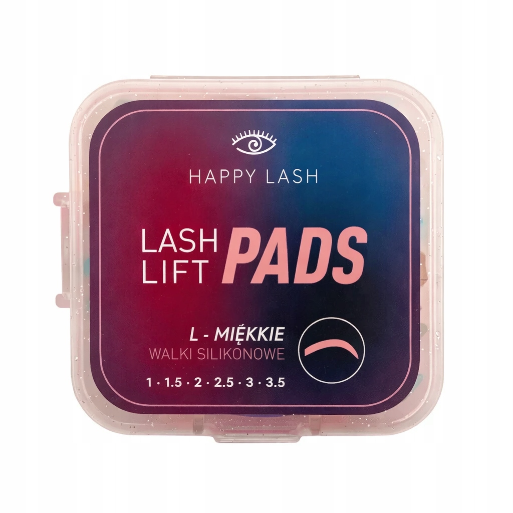 Happy Lash L Miękkie Zestaw Wałeczków do Laminacji Rzęs (6 rozmiarów)