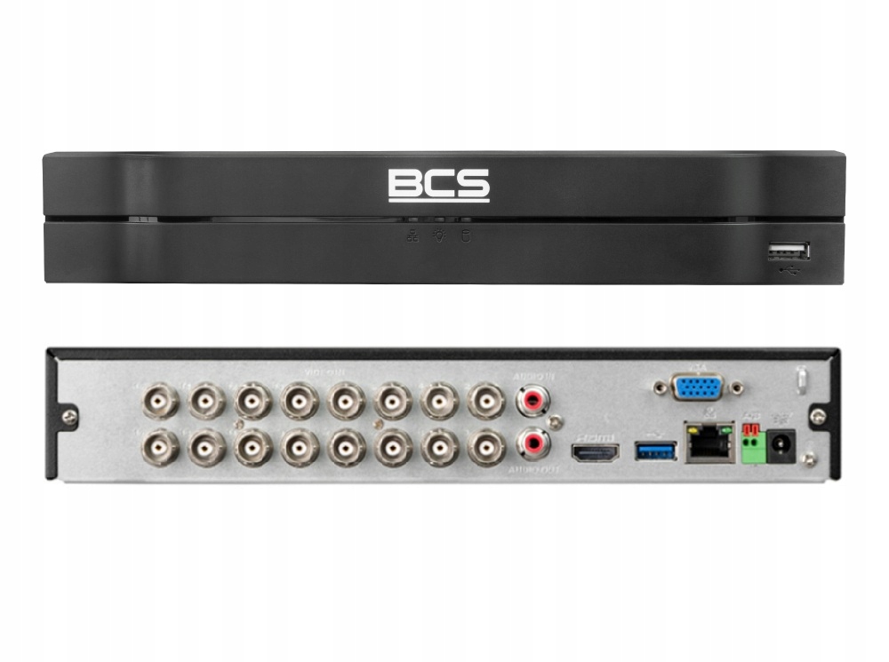 5v1 rekordér BCS-L-XVR1601-4KE(5) 16 kanálový, 8 Mpx Bcs Line