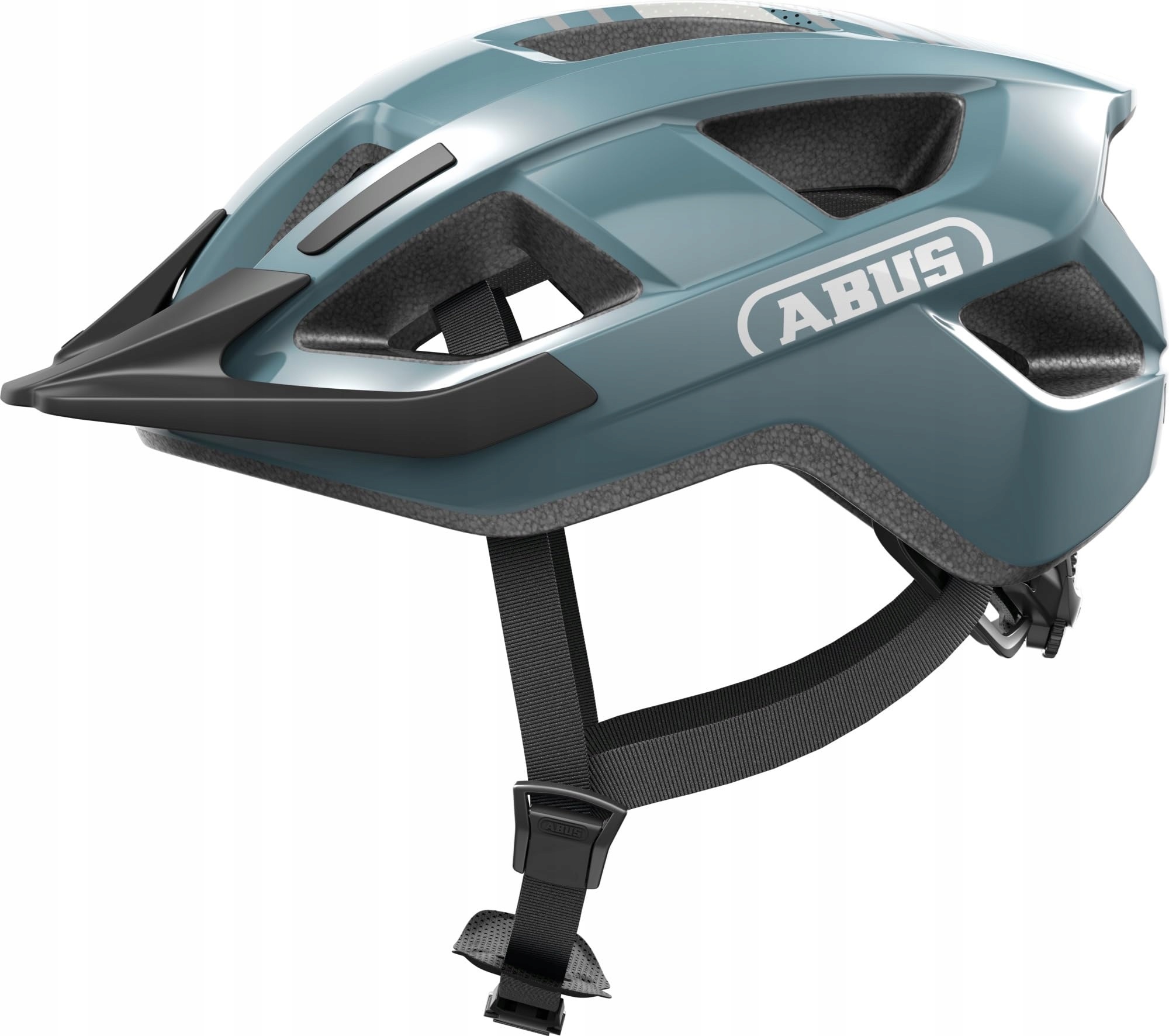 Kask rowerowy Abus Aduro 3.0 glacier blue Led r. 52 58 cm