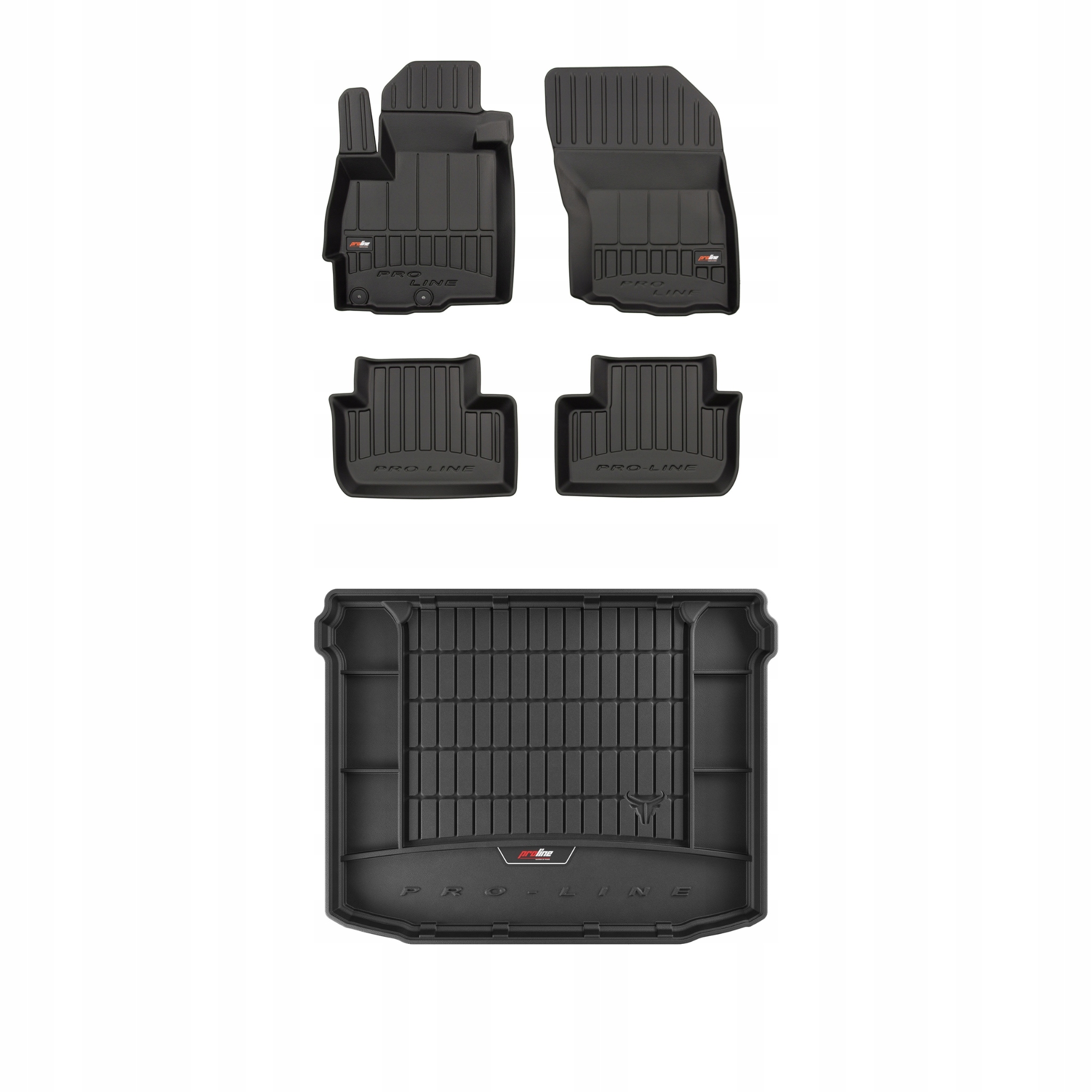 Frogum 3D Sada gumových koberců a rohože s logem pro Citroën C4 Aircross 12-17