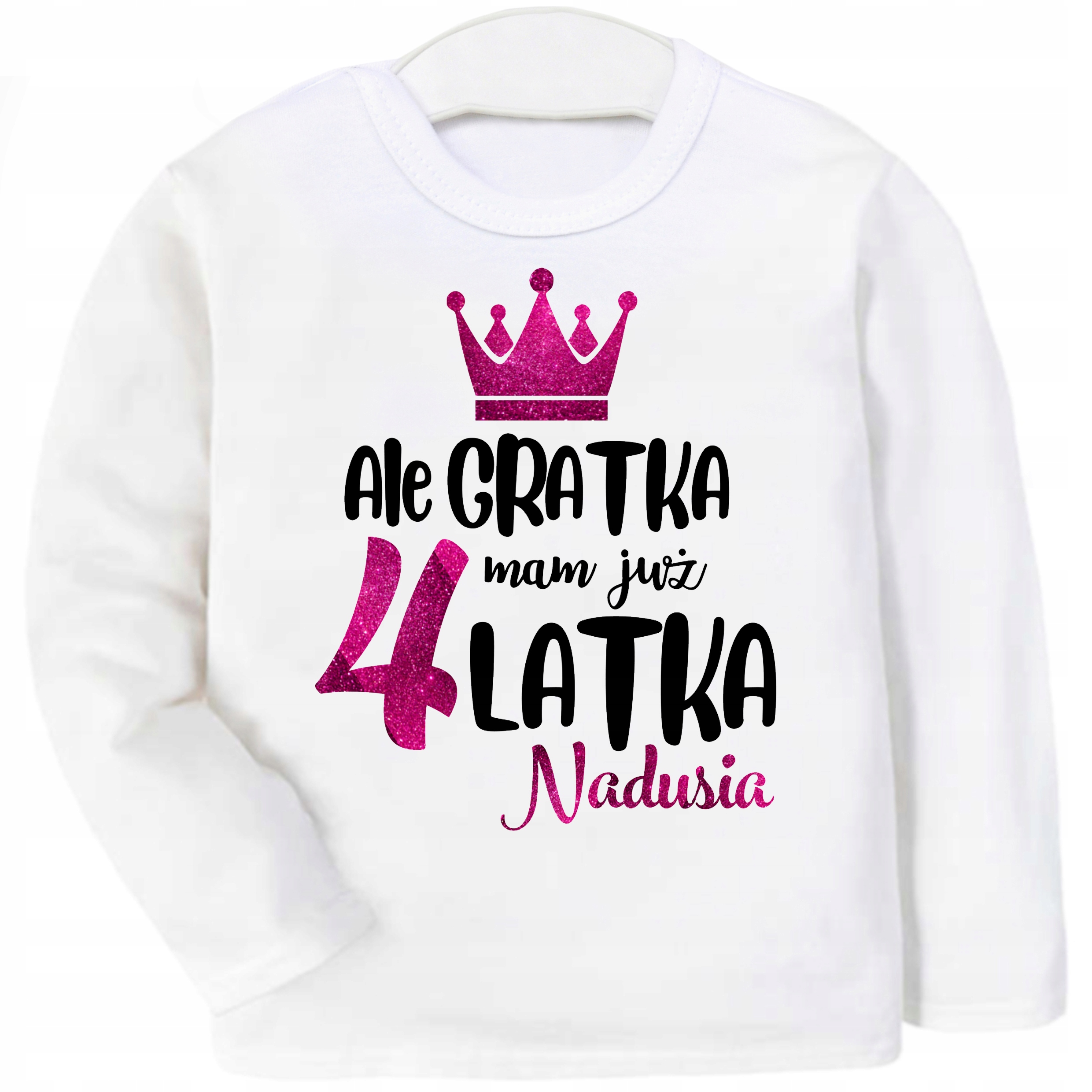 

Bluzka koszulka Ale gratka mam 4 latka Imię r 110