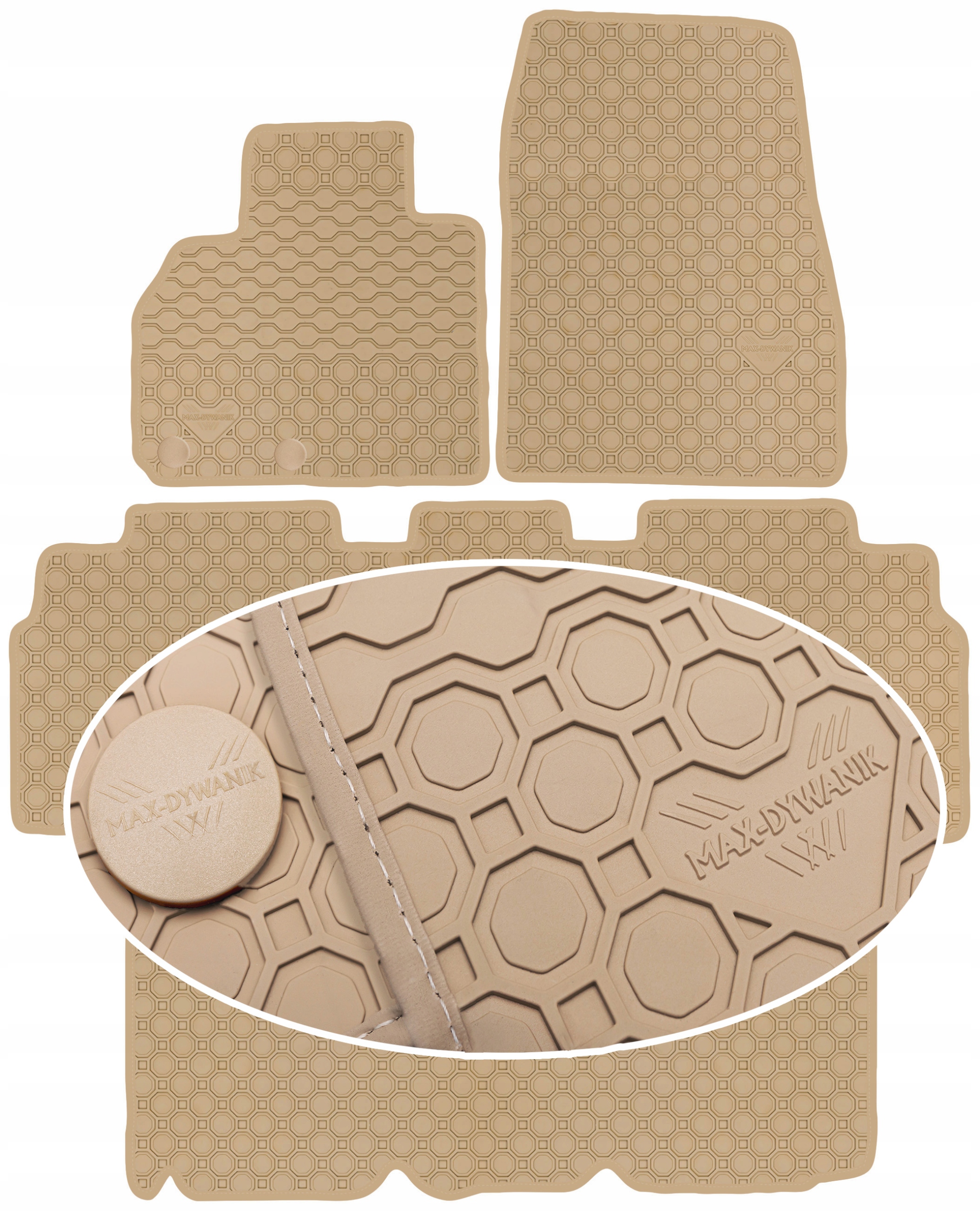 Renault Espace IV 7os 02-14 Koberce Béžové