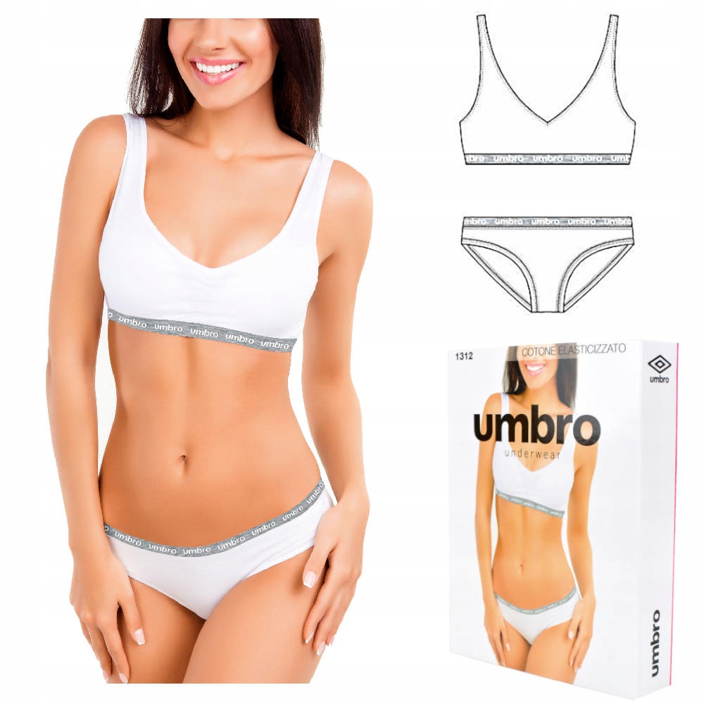 

Umbro Komplet Damski 2-cz. Biały 1312 M